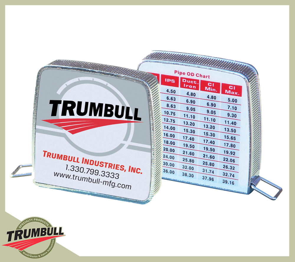 Trumbull Pipe Diameter Tapes Pipe Tools - Cleanflow