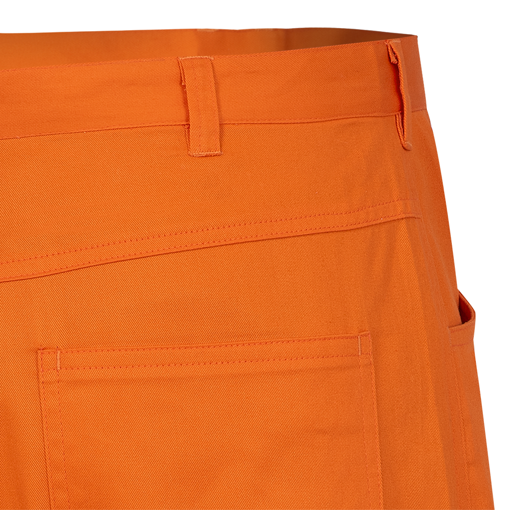 Pioneer Hi Viz Cotton Safety Pants - Ultra Cool/Cotton Twill | Orange | Sizes Waist 30" - 40" Hi Vis Work Wear - Cleanflow