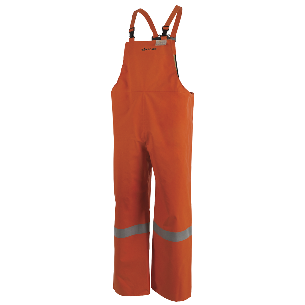 Ranpro Petro-Gard® FR/ARC Rated Safety Bib Pants - Neoprene Coated Nomex® | Sizes Small - 4XL Flame Resistant Work Wear - Cleanflow