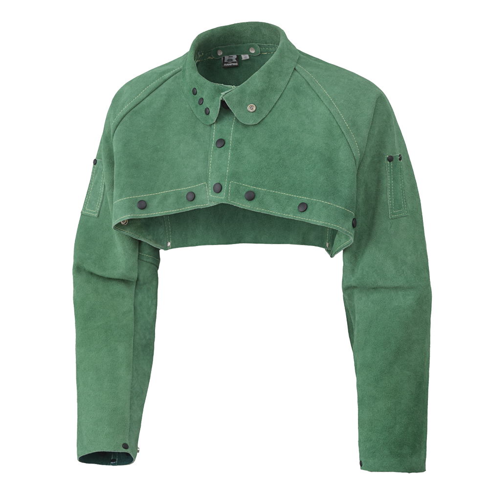 Ranpro Welder's Cape Sleeves | Green | Sizes M - 2XL Personal Protective Equipment - Cleanflow