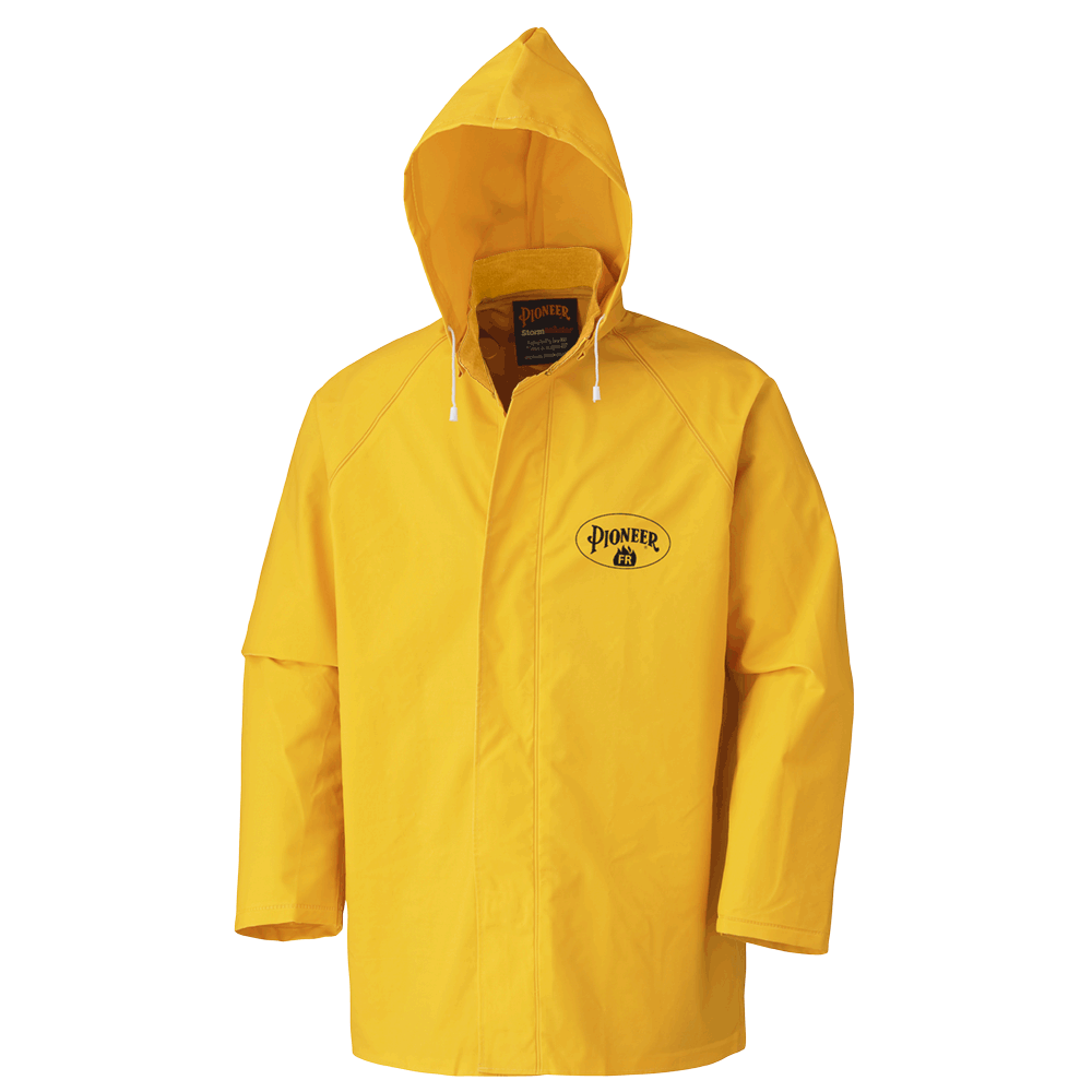 Pioneer FR Waterproof Heavy Duty 3 Piece Rainsuit | PVC/POLY/PVC | Yellow | Sizes S - 5XL Flame Resistant Work Wear - Cleanflow