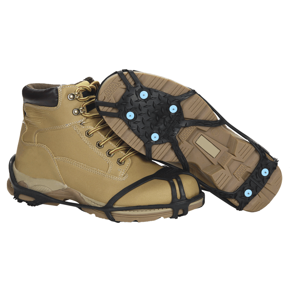 Due North Light Industrial Ice & Snow Traction Aids Work Boots - Cleanflow