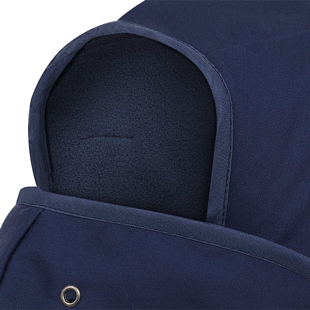 Pioneer Fleece-Lined Hard Hat Liner - Detachable Mouthpiece Work Wear - Cleanflow