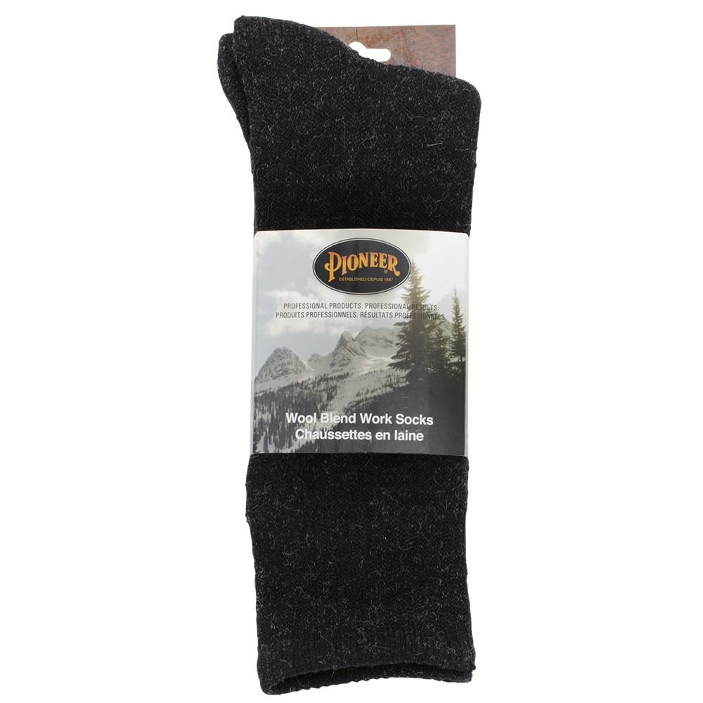 Pioneer Thermal Blend Wool Work Socks, Pack of 12 Pairs Work Boots - Cleanflow