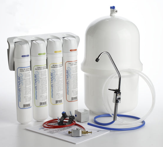 Vectapure 360 Four Stage RO Drinking Water System Commercial Water Filters and UV Parts - Cleanflow