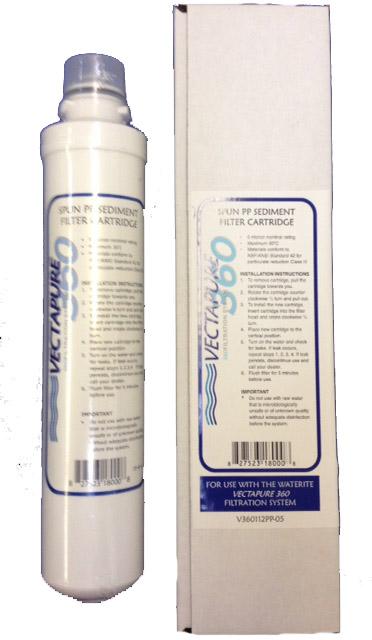 Vectapure 360 Blue 5 Micron Sediment Replacement Filter Cartridge Commercial Water Filters and UV Parts - Cleanflow