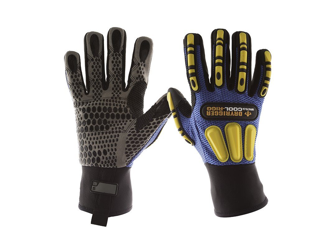 Impacto Dryrigger Glove - Coolrigger Series - Breathable - Impact, Oil and Water Resistant (Cut Level 3) Work Gloves and Hats - Cleanflow
