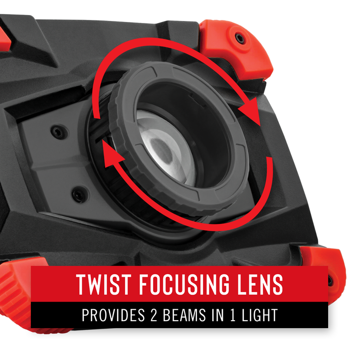 Coast® WLR1 Rechargeable Focusing Work Light - 1150 Lumens - 77M Beam