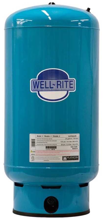 Flexcon Well-Rite 26 Gallon Pre-Charged Pressure Tank