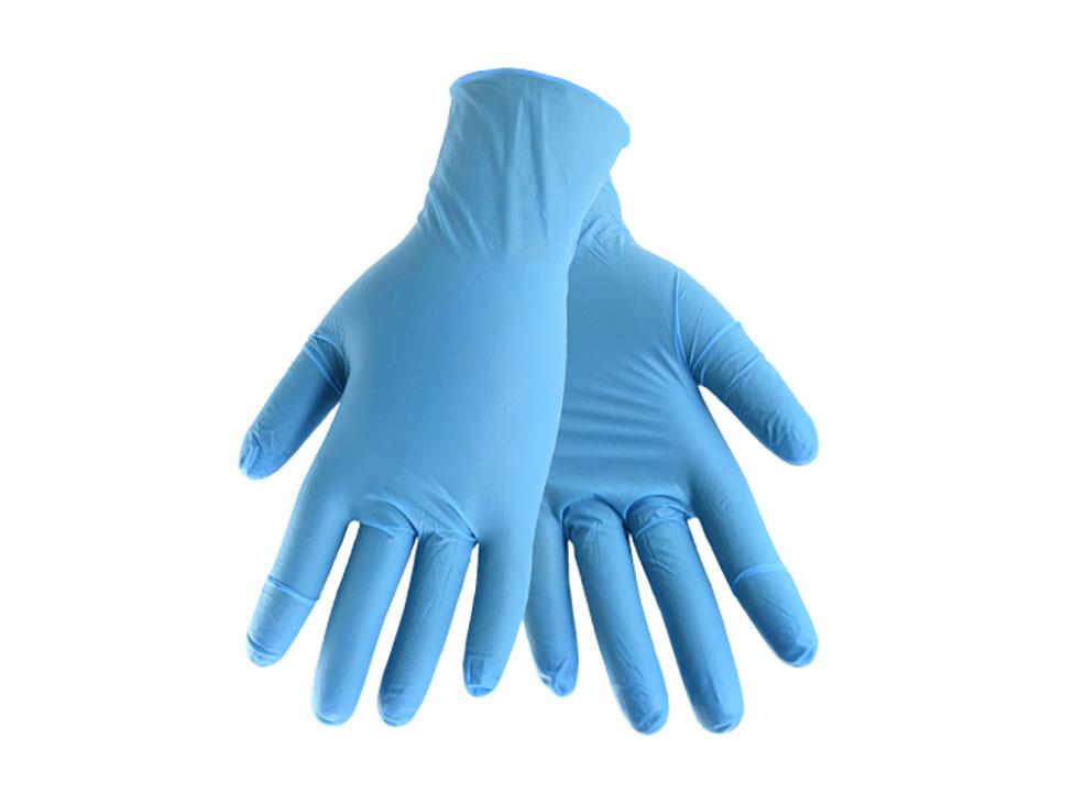 West Chester Disposable Nitrile Gloves - 8-Mil - Blue - Box of 50