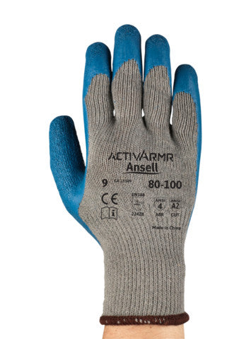 Ansell ActivArmr® Rubber Palm Work Gloves - Pack of 12 Pairs Work Gloves and Hats - Cleanflow