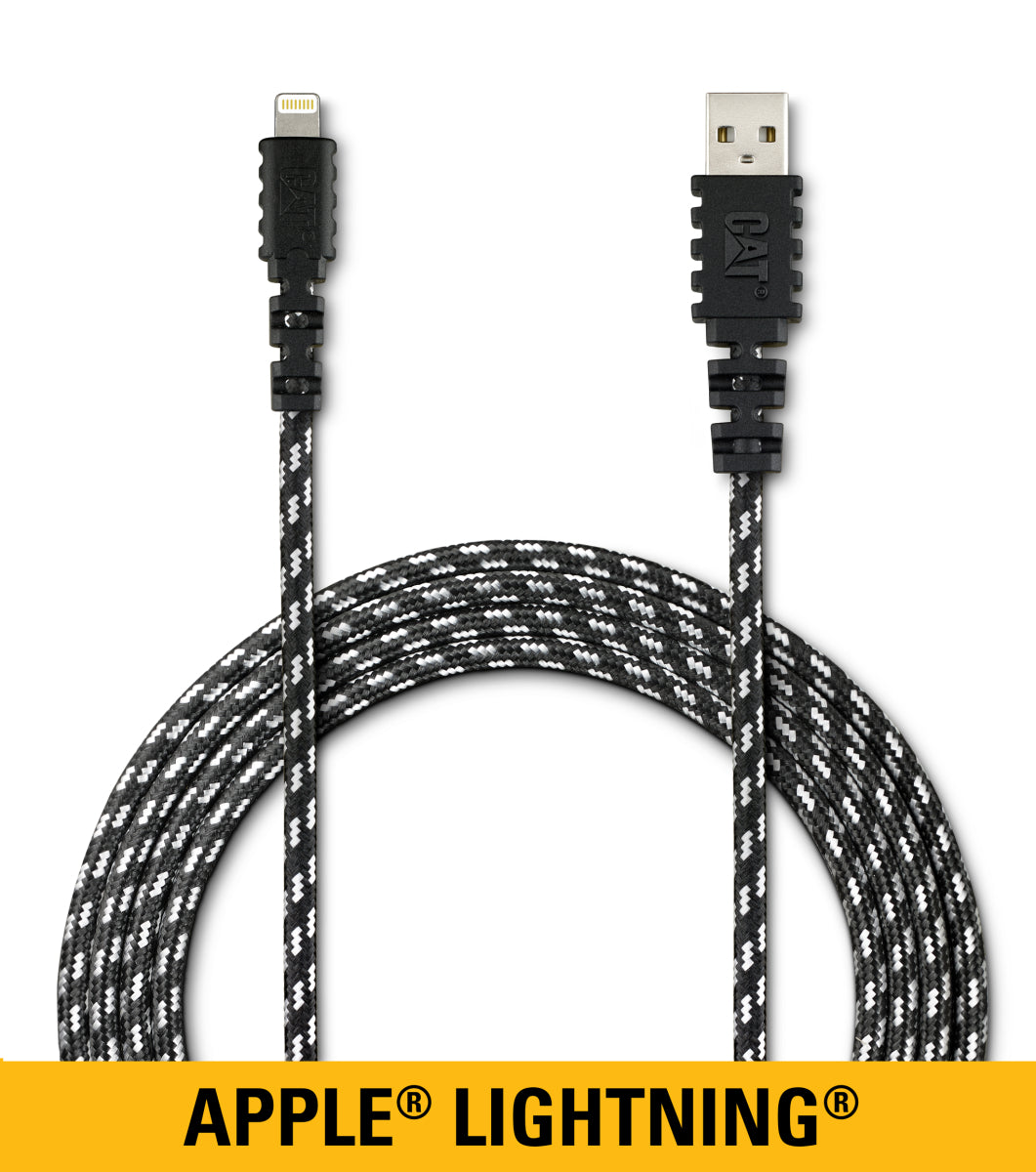 CAT® Certified Apple® Lightning® Charge/Sync Cable - 10-Ft