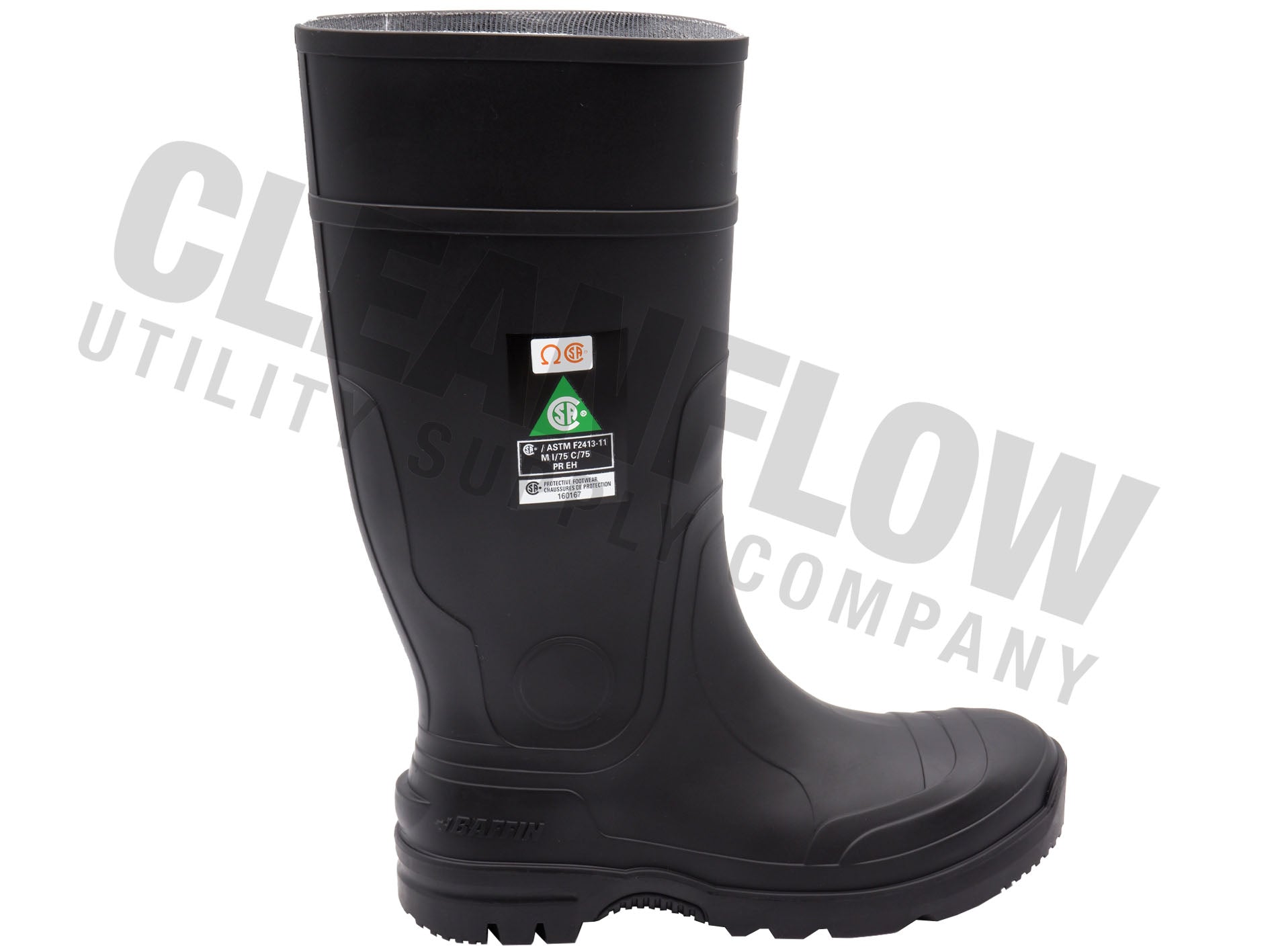 Baffin Men's Safety Boots Blackhawk Steel Toe Steel Plate with Lug Sole Rubber Sizes 7-14