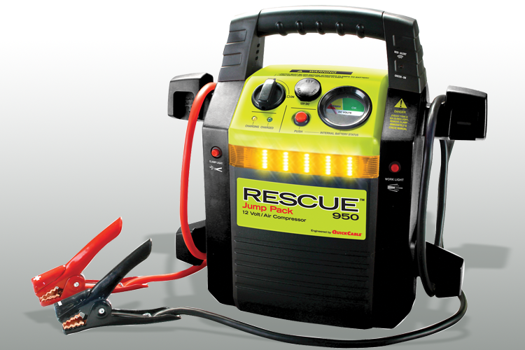 Quick Cable 950 RESCUE Jump Pack - 400/1000 Amps - With Air Compressor