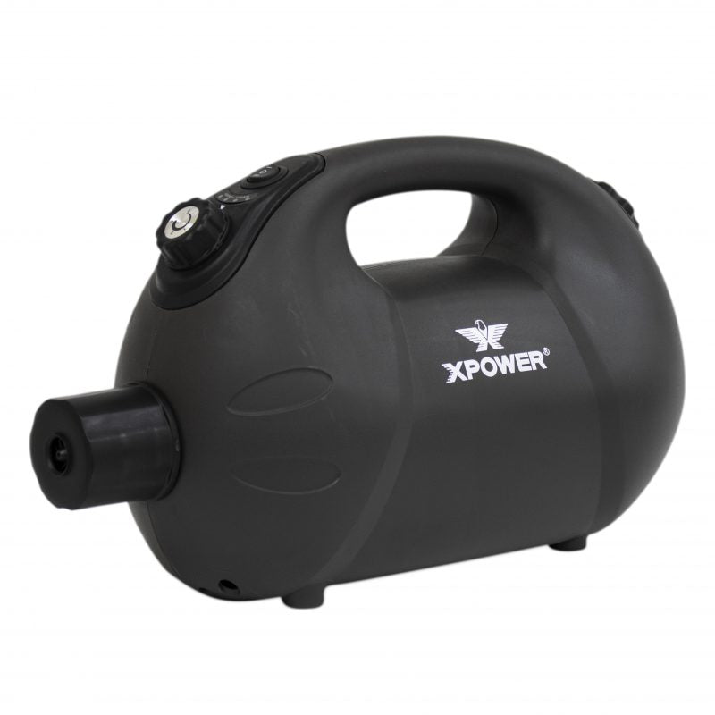 XPOWER F-18B ULV Battery Operated Cold Fogger w/ 2-Speed Brushless DC Motor - 1200 ml Capacity - 200 ml/min Flow Rate