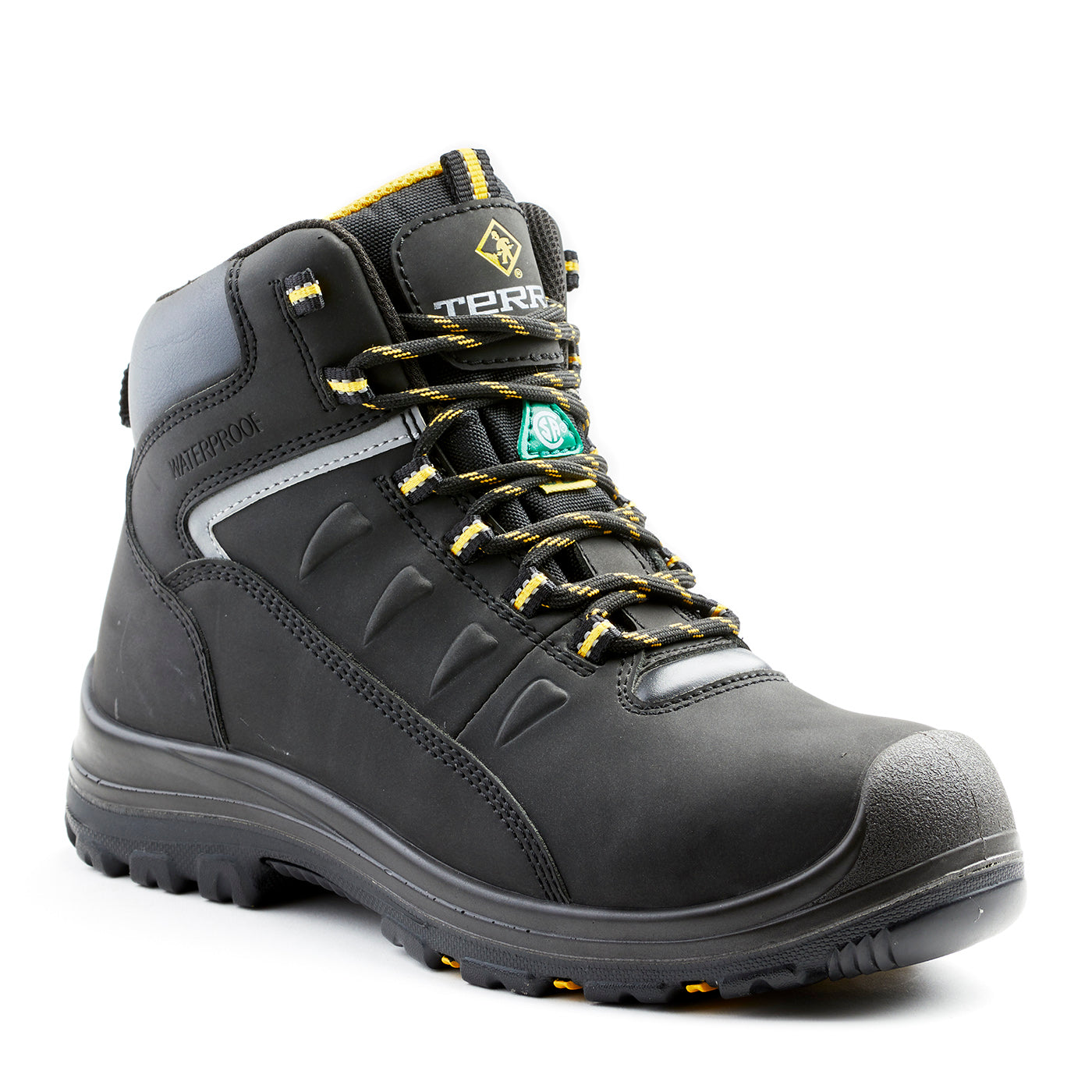 Terra Findlay Composite Toe 6" Men's Safety Boots | Black | Sizes 7-14 Work Boots - Cleanflow