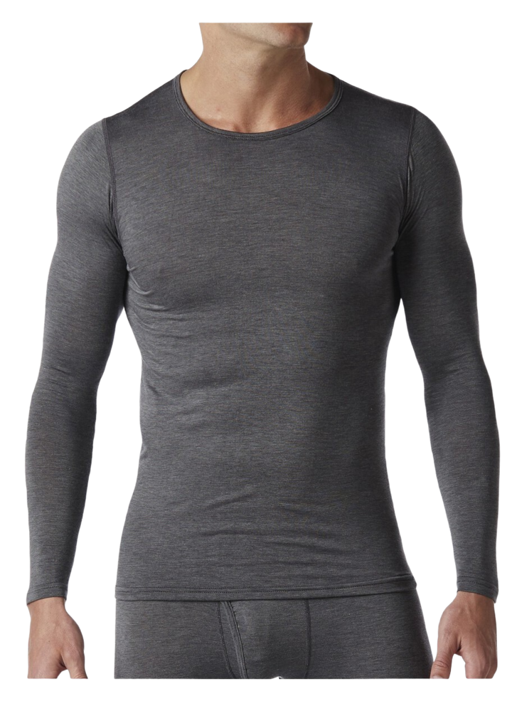 Stanfield's FX39 HeatFX Microfibre Long Sleeve Shirt | Charcoal | Sizes S - XL Work Wear - Cleanflow