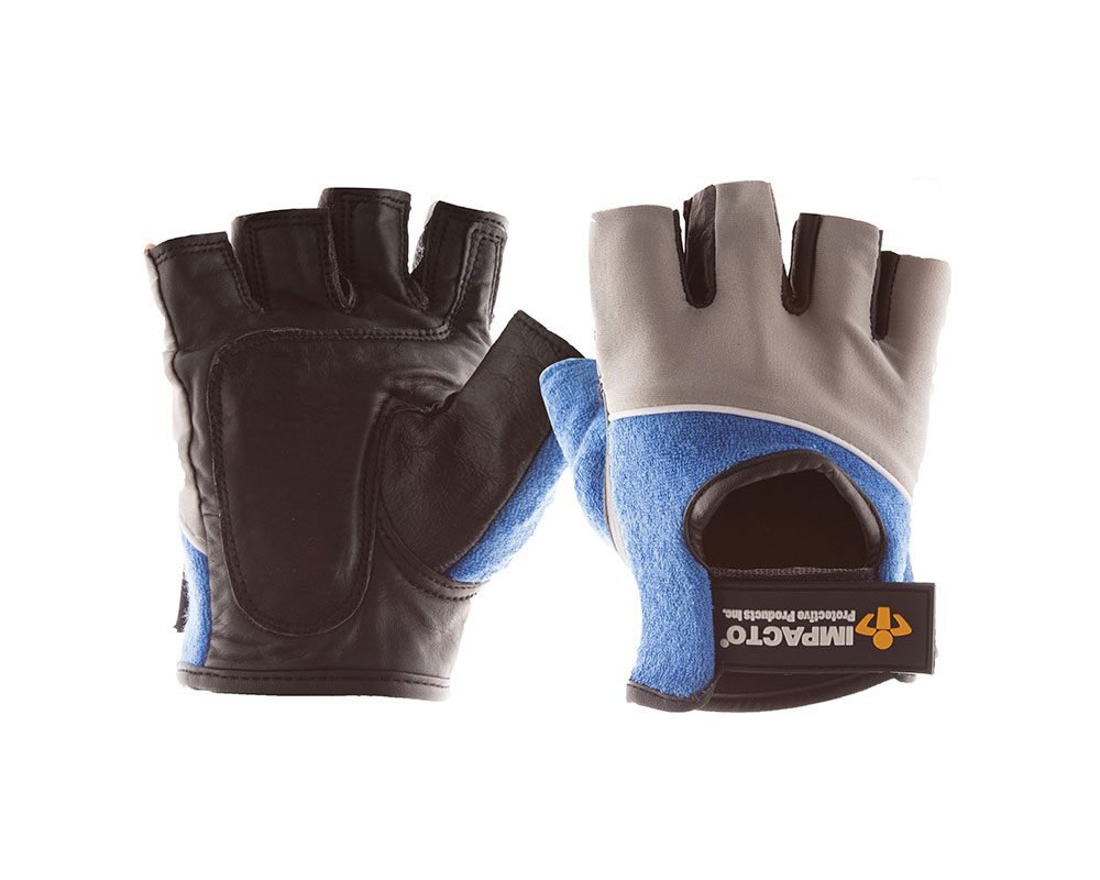 Impacto Open Finger Gel Palm Breathable Work Glove Work Gloves and Hats - Cleanflow