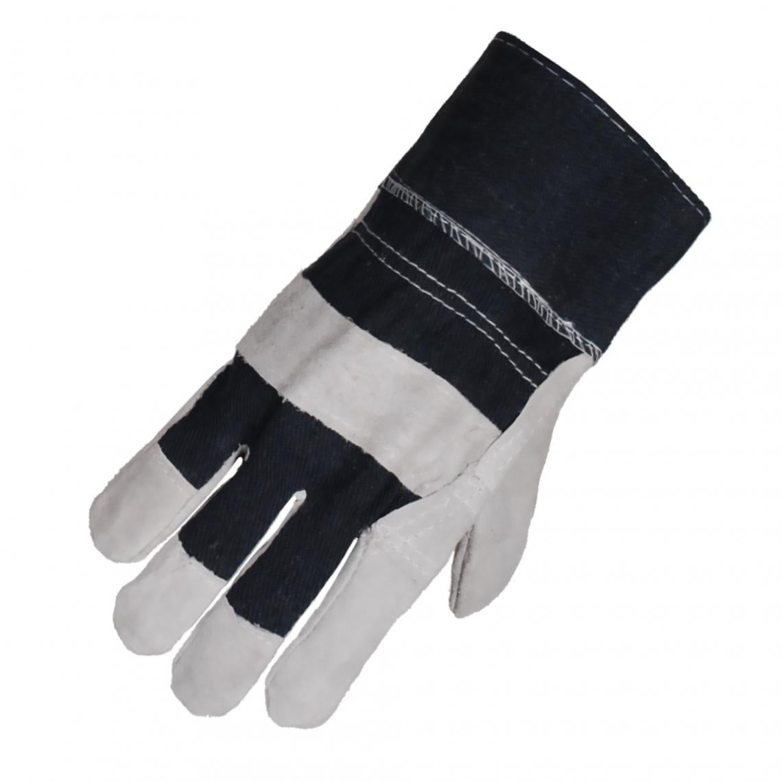 Horizon Denim Back Cowsplit Palm Work Gloves | Pack of 12 Pairs Work Gloves and Hats - Cleanflow