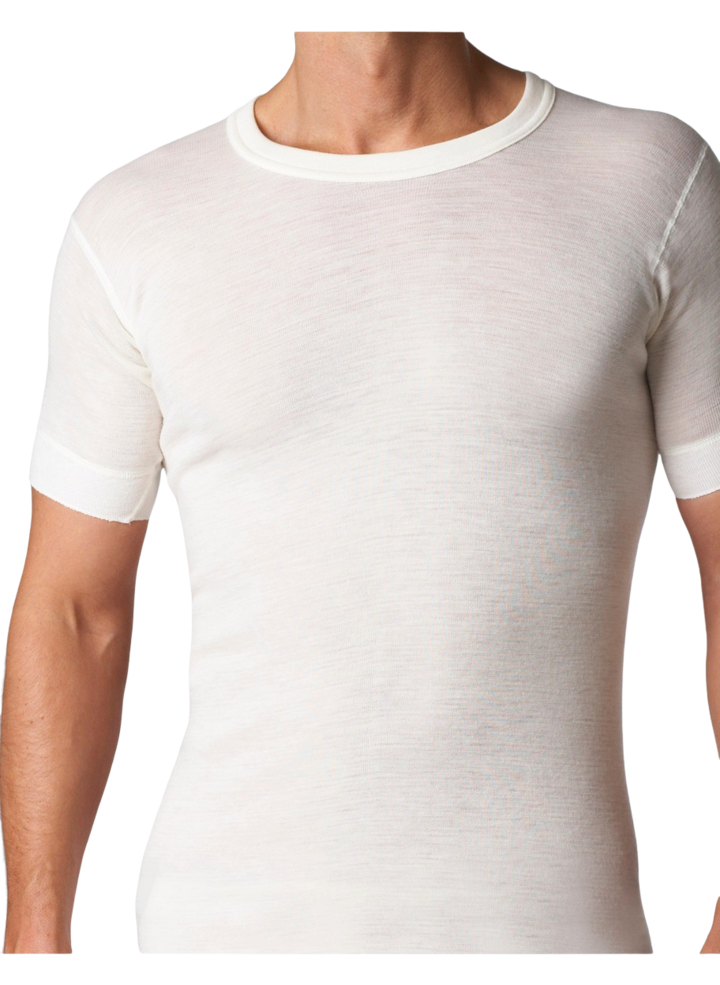 Stanfield's 4311 Superwash Wool Short Sleeve Shirt | White | Sizes S - 2XL | Pack of 2 Pairs Work Wear - Cleanflow