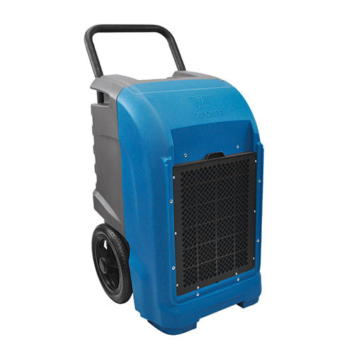 XPOWER XD-125 LGR Commercial Dehumidifier (76/125PPD) with Pump, Drain Hose, Handle and Wheels, Digital Display