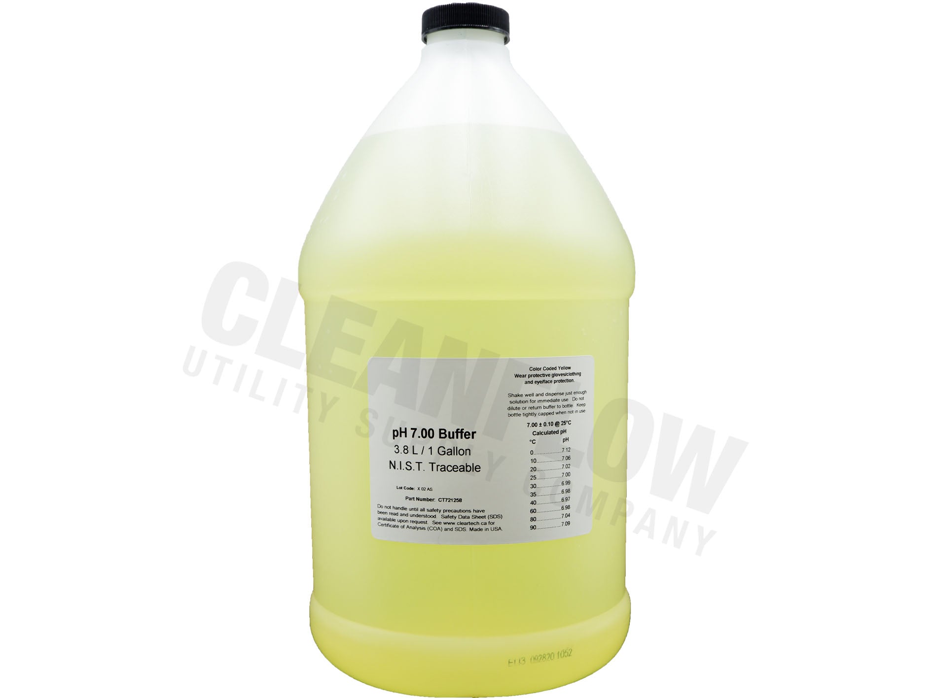 Lovibond pH 7.00 Buffer Solution  | Yellow | 4 Liter Standard Solutions and Buffers - Cleanflow
