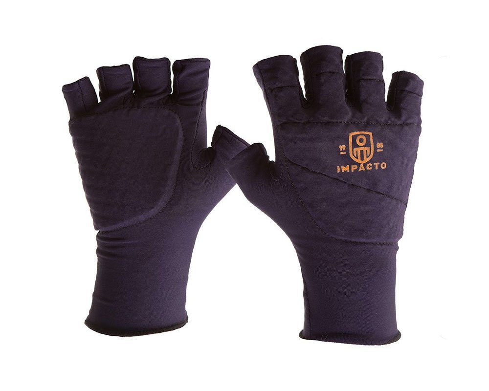 Impacto 507-01 3/4 Finger Padded Work Glove Liner Ergonomics - Cleanflow