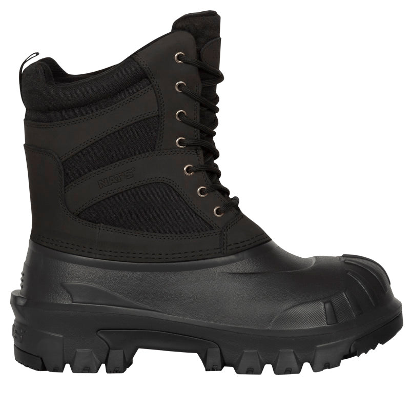 Nats Men's Winter Work Boots Nylon EVA Ultra Light with Removable Liner Comfort Zone -85°C / -121°F Black Sizes 5-13