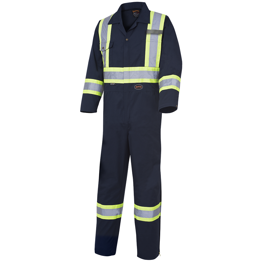 Pioneer Safety Coveralls - Poly/Cotton - Boot Access Zippers | Limited Size Selection