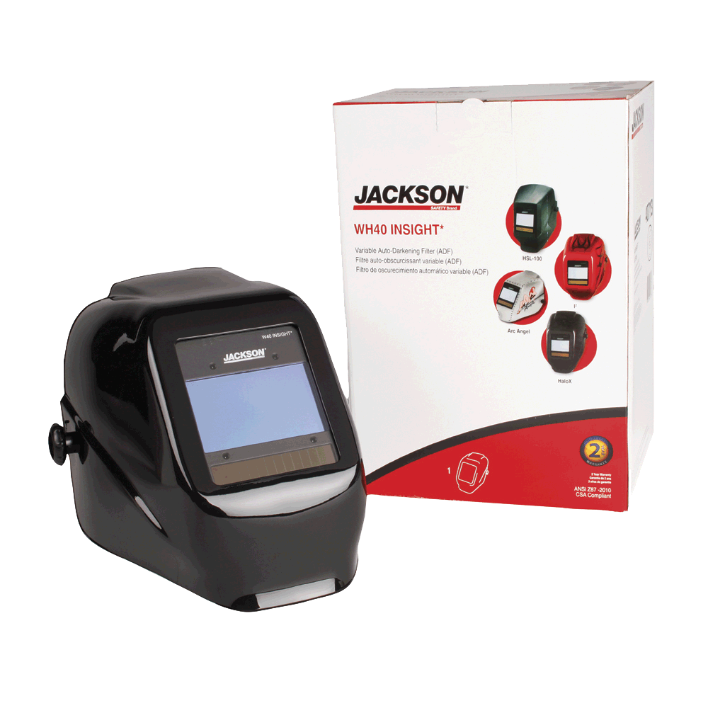 Jackson HLX-100 Insight Black Digital ADF Welding Helmet Personal Protective Equipment - Cleanflow