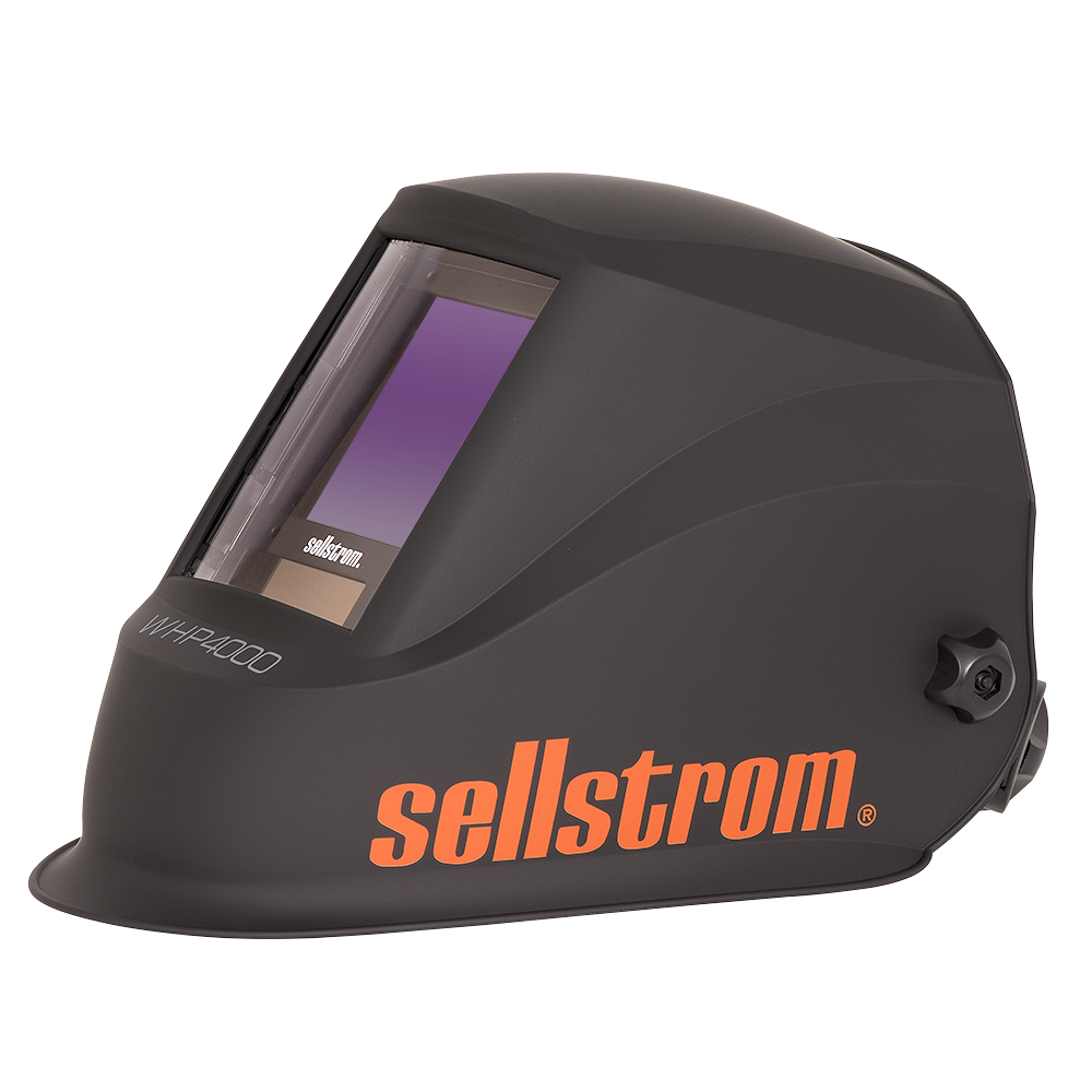 Sellstrom Premium Series  Welding Helmet with Extra Large Blue Lens Technology ADF Personal Protective Equipment - Cleanflow