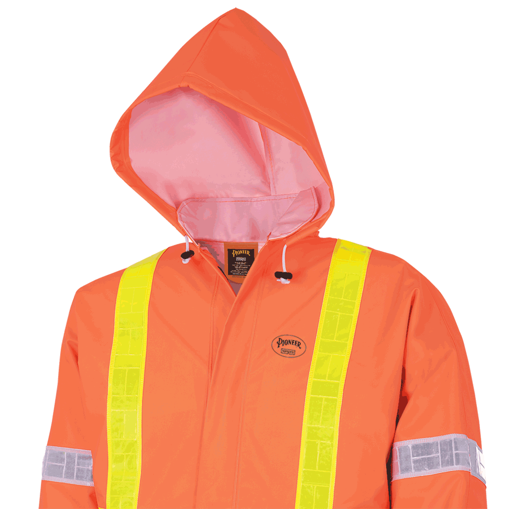 Ranpro Element Flame Resistant 3 Piece Safety Rainsuit | Hi Vis Orange | S to 4XL Flame Resistant Work Wear - Cleanflow