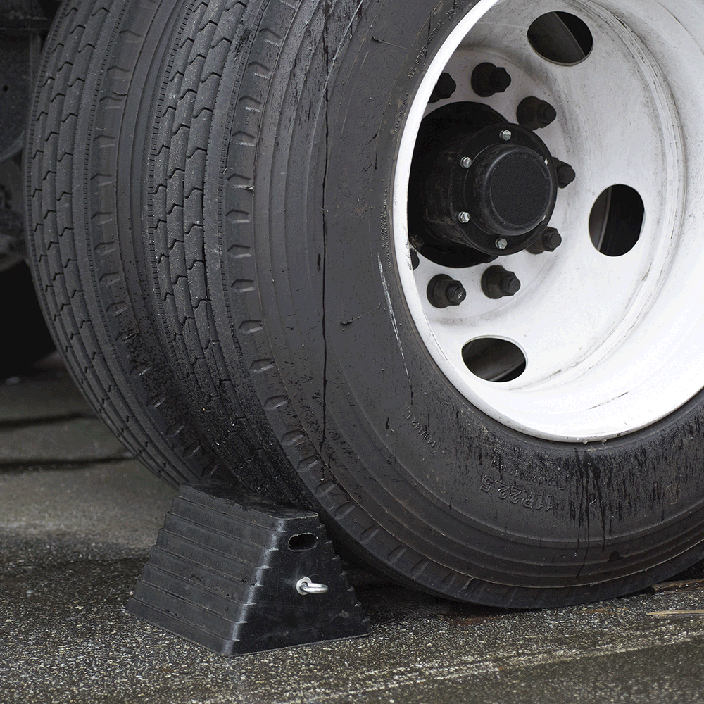 Pioneer Double-sided Wheel Chock Rugged Rubber
