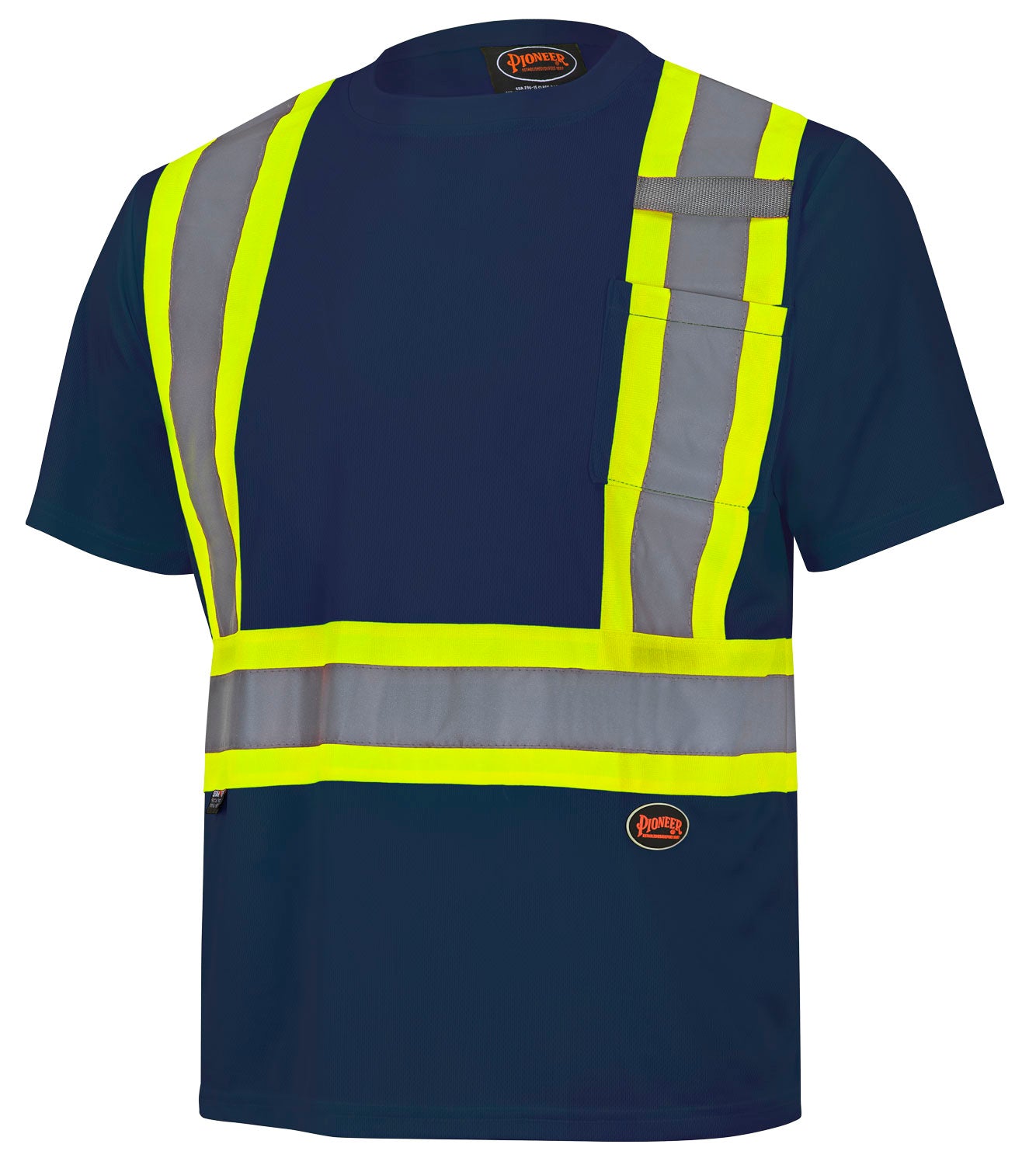Pioneer Hi Viz Safety T-Shirt - Birdseye Poly | Limited Size Selection