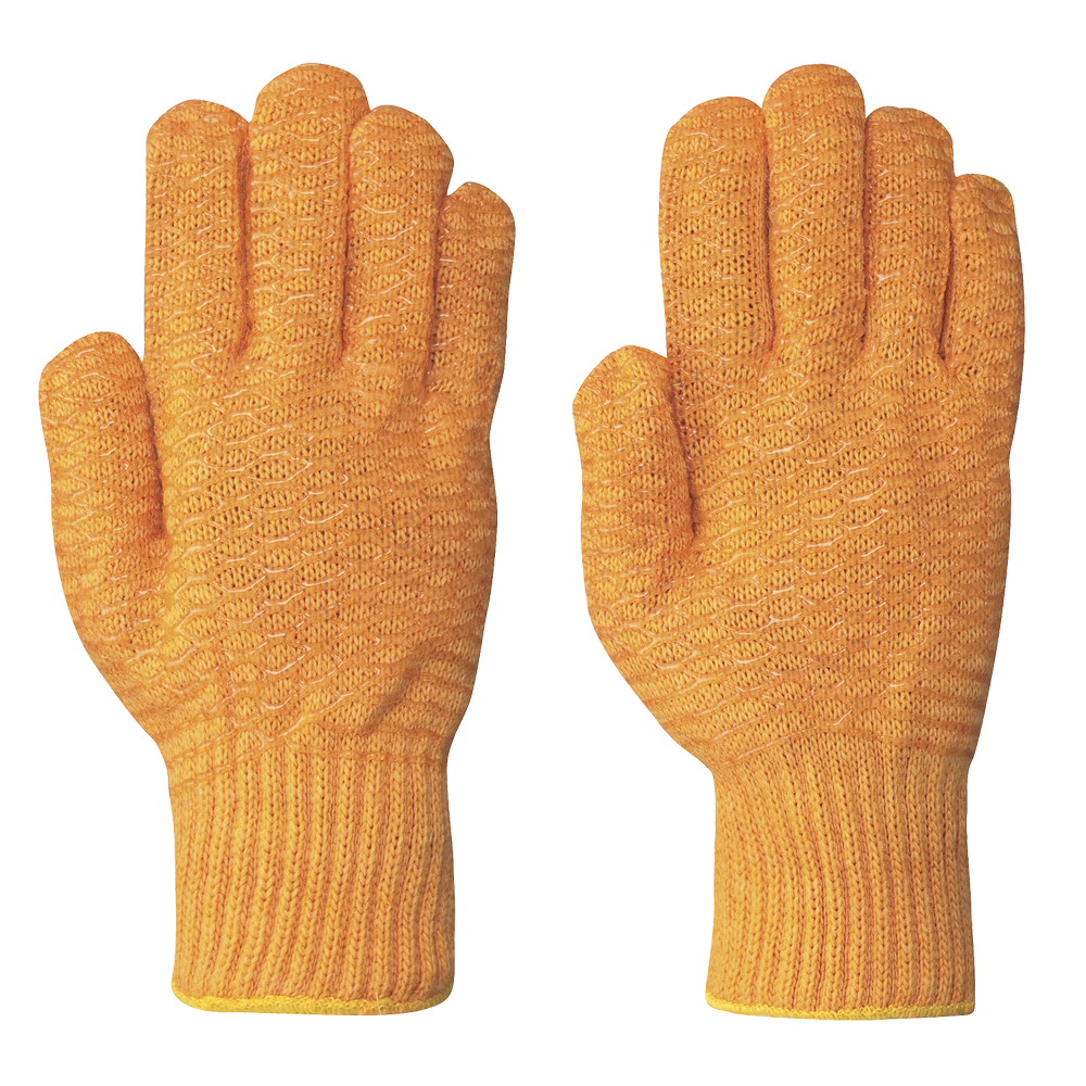 Pioneer Seamless Knit Criss-Cross Nylon Gloves | 12 Pack Work Gloves and Hats - Cleanflow