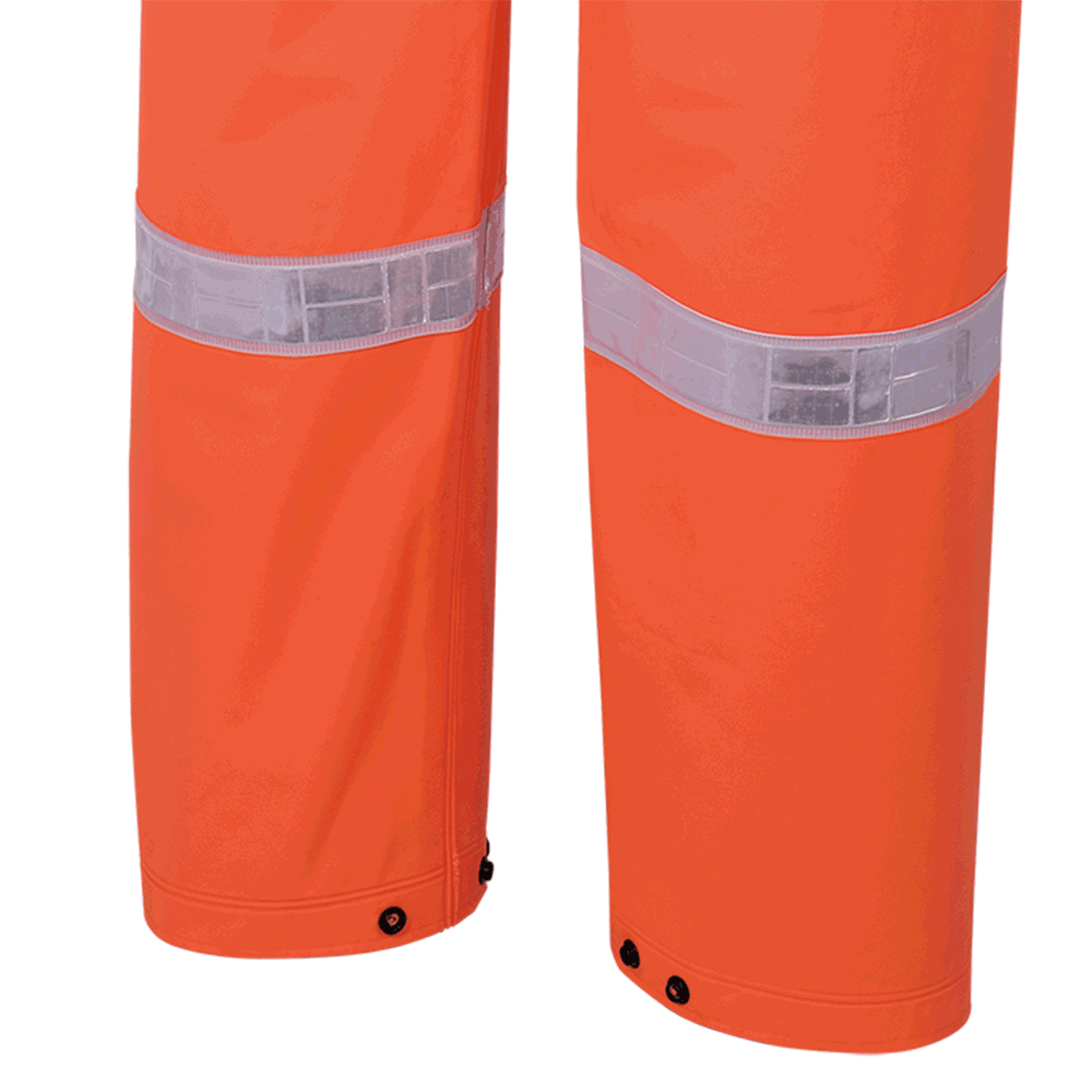 Ranpro Element Flame Resistant 3 Piece Safety Rainsuit | Hi Vis Orange | S to 4XL Flame Resistant Work Wear - Cleanflow