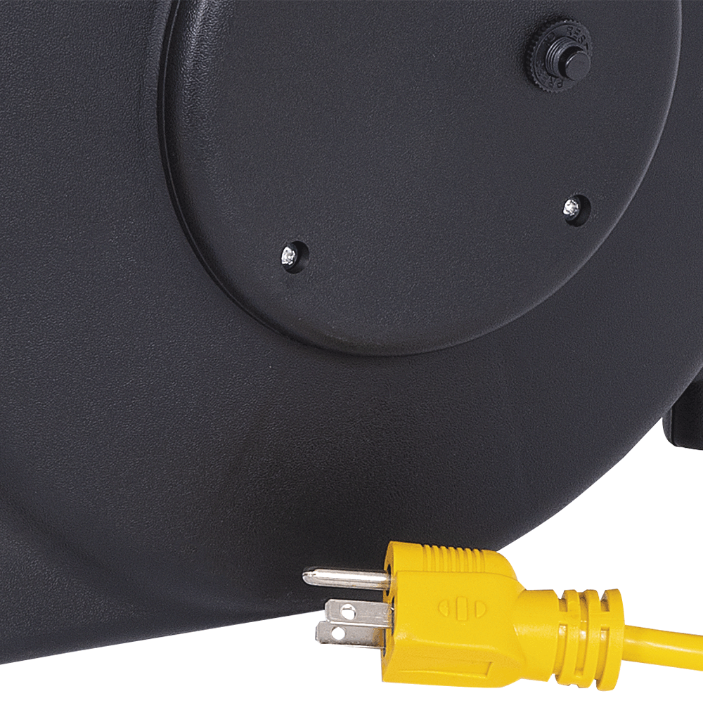 39 ft 14/3 3-Outlet Retractable Extension Cord Reel