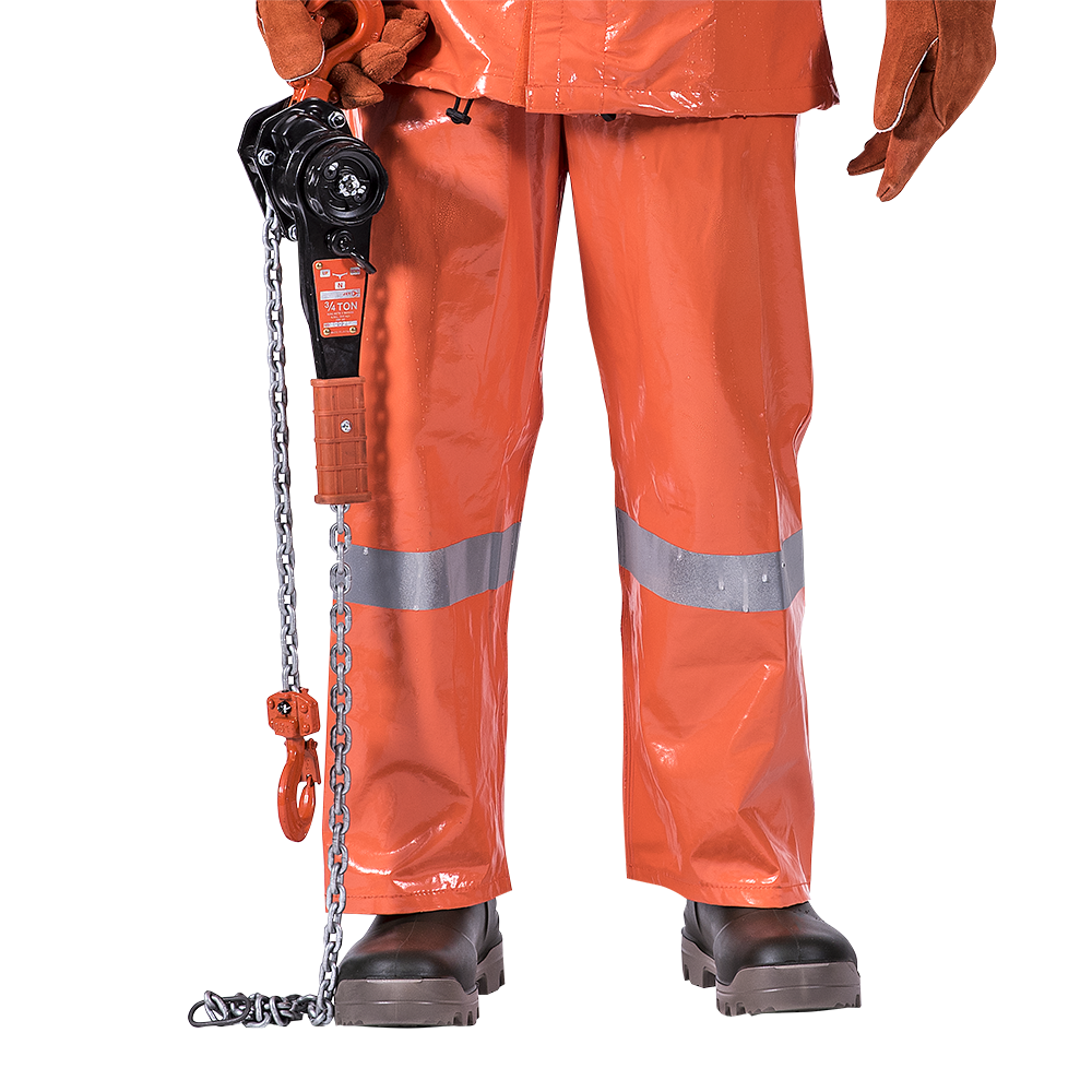 Ranpro Utili-Gard® FR/ARC Rated Bib Pants - PVC Coated Nomex®/Kevlar® | Orange | Sizes XS - 4XL Flame Resistant Work Wear - Cleanflow