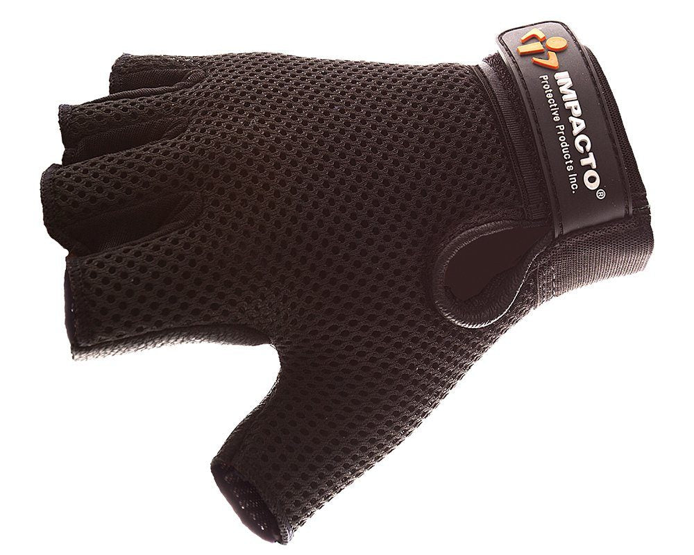 Impacto ST8610 Mesh Half Finger Carpal Tunnel Glove with VEP Impact Protection Ergonomics - Cleanflow
