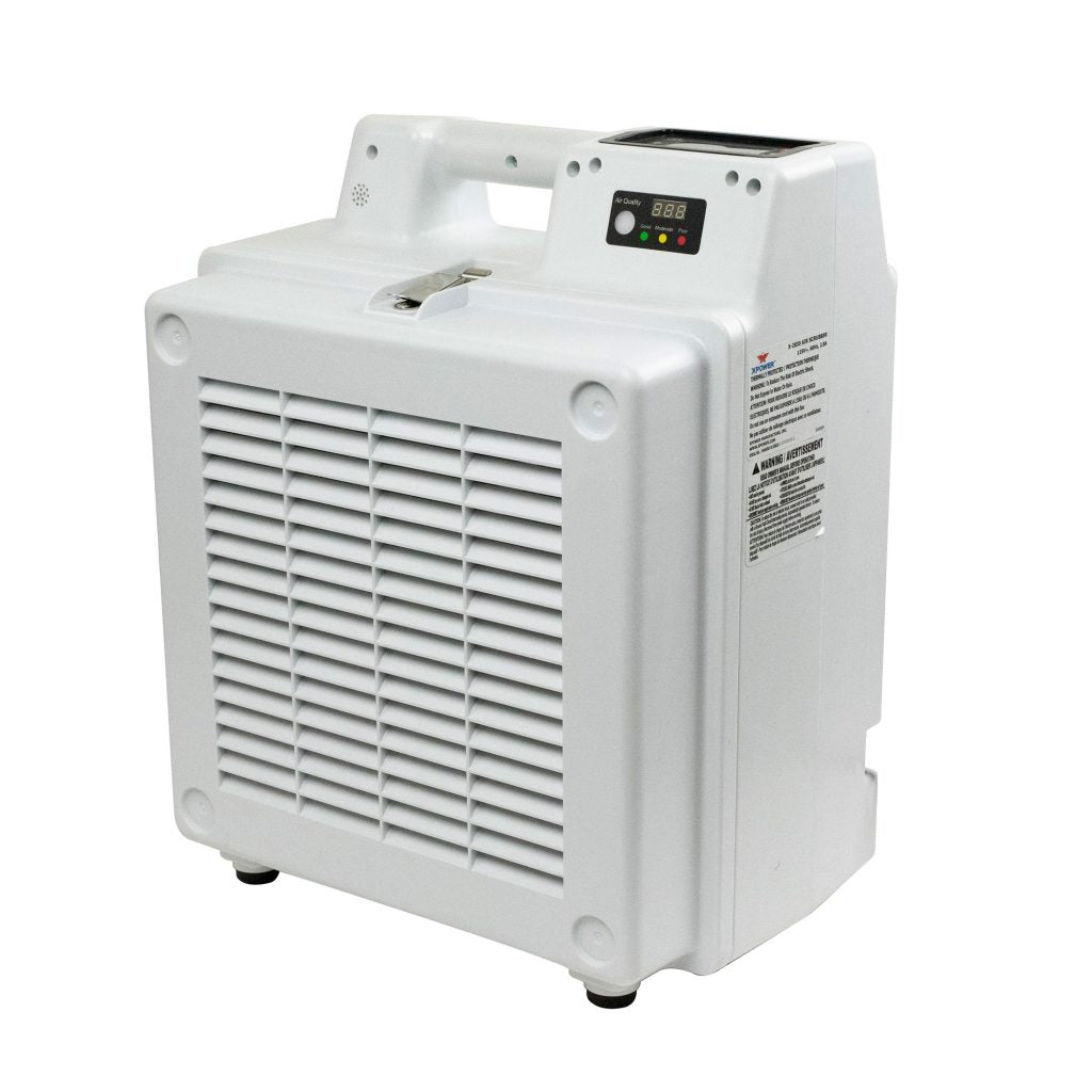 XPOWER X-2800 Professional 3-Stage HEPA Air Scrubber with Digital Control Panel