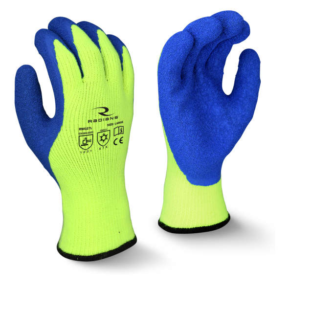 Work Gloves, Costech Knit Latex Coated General Work Glove ; Insulation;  Large Size; Non-Slip & Super- Comfort with Textured Rubber Tight Grip Palm  for